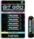 GIT GUD Energy Stick (4 Pack) Concurrerende focusversterker, verfrissende munt Aroma, dagelijks gebruik, draagbaar wegwerpbaar, Tricky Taffy (Taffy Mint)