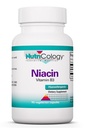 Nutricology Niacin Supplement - Vitamine B3 voor mannen en vrouwen, Niacin met flush, Nicotinezuur, NAD, 250mg Vegetarische Capsules - 90 Tel.