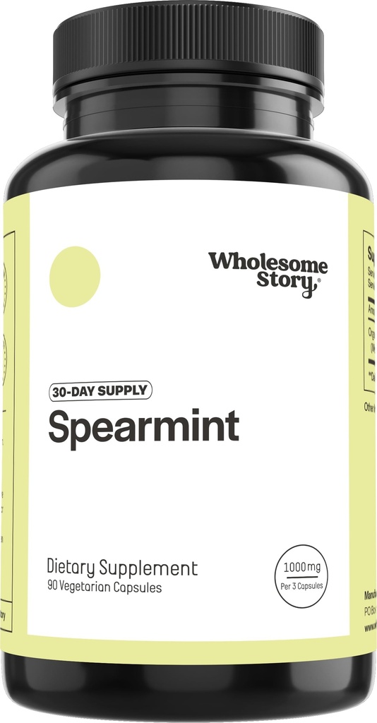 Wholesome Story Biologische Spearmint Capsules Supplement 