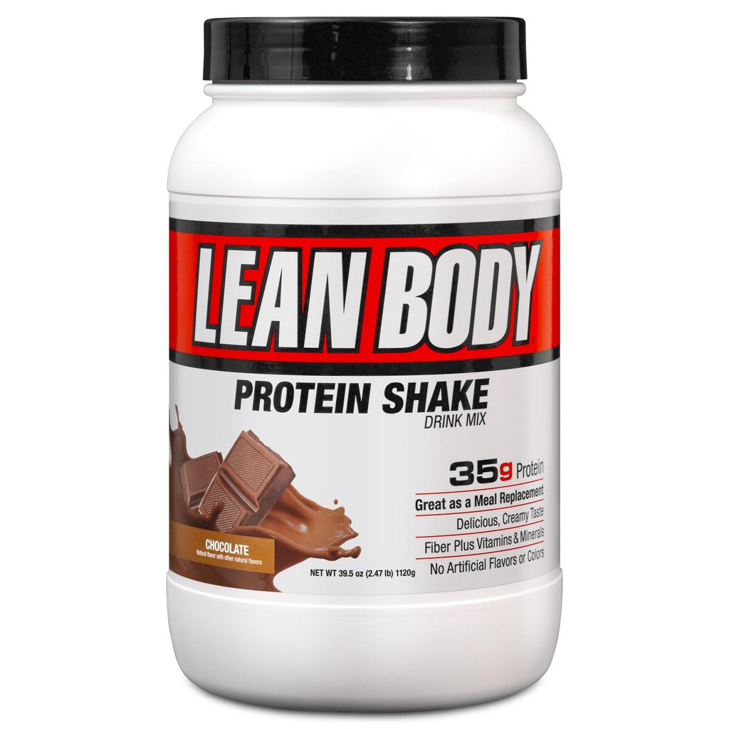 Labrada Nutrition Lean Body Hi-Protein Maaltijd Vervanging Shake, Chocolade, 2,47 Pond Tub(Pack of 1)