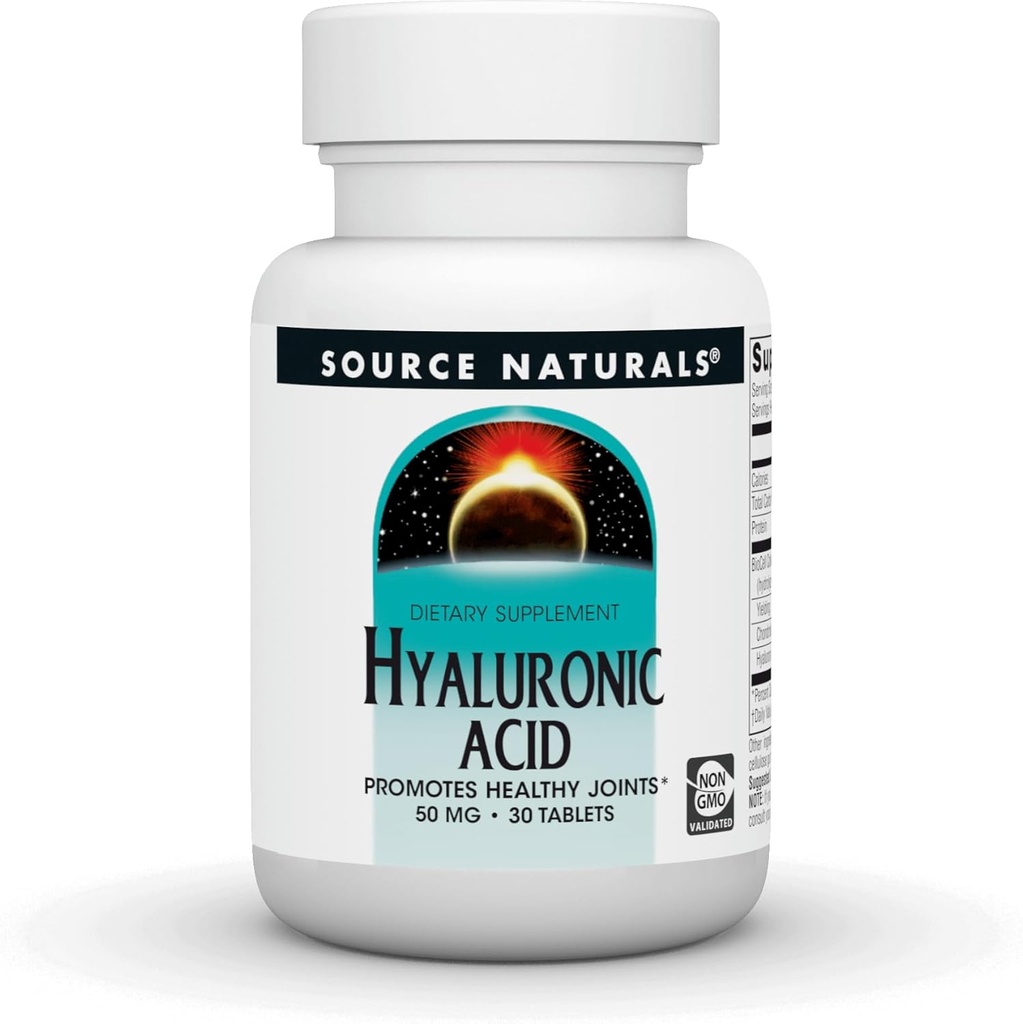 Bron Naturals Hyaluronzuur, 50mg, 30 tabletten