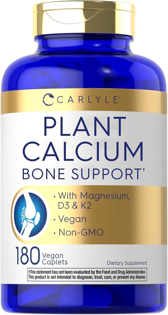 Carlyle Plant Based Calcium met vitamine K2, D3, Magnesium 