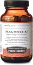 Herbalogic - Peak Power Capsules - Natural Energy & Focus - Mentale concentratie- Bevat Amerikaanse Ginseng & Astragalus - 90 Cap Count