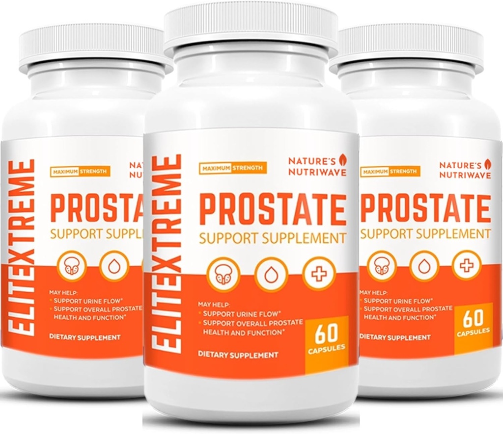 EliteXtreme Health Supplement - Natural Formula met Saw Palmetto, Plant Sterols, Zink, en Vitaminen 