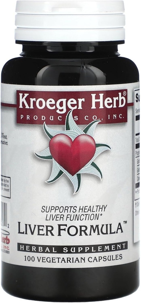 Kroeger Herb Lever Formule Combinaties, 100 Tellen