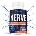 Alpha Lipoïne Acid 600mg, Zenuw Support Supplement Verrijkt met Thiamine, Curcumin, Ginger Root, en Vitamine B6, B12 Alles in één . . Vegan Neuro Health Supplement, Lab Getest, 30 Capsules
