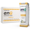 ENU Voedingsshakes - 20g Proteïne 400 Calorieën - Maaltijdenvervanging voor gewichtstoename (Vanilla, Verpakking van 24)