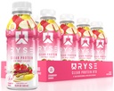 RYSE Clear Protein Drink - Strawberry Banana - 100 Calorieën, 22g Wei Isolaat Proteïne Shake, Sugar-Free, 0g Fat & Lactose-Free - Ready-to-Drink Drank Drank - 16,9 floz Flessen (12-pack)