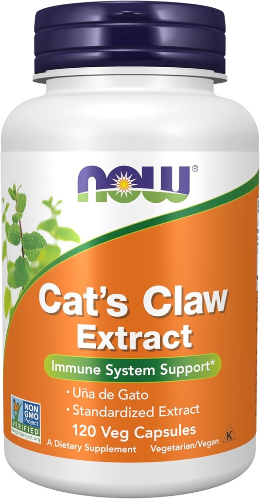 NU Supplementen, kattenklauw Extract, 10:1 Concentraat, (1,5% genormaliseerd Extract), 120 Veg Capsules