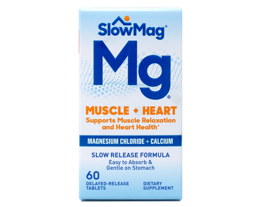 Slow-Mag Magnesiumchloride Plus Calcium tabletten 60