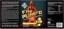 'Merica Labz F'N Pump'D Stimulant Free, Nitric Oxide,Fully Dosed, Pump PreWorkout Powder (20 Servers) (Upside Down Ananas)