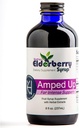 Amped Up Vlierbes Siroop, Zwarte Sambucus, Plant-Based Dieetsupplement, 7 Biologische Kruiden: Echinacea, Rozenbottels, Honing, Immune Wellness Booster Ondersteuning, USA Made, Glutenvrije