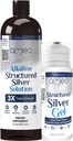 Colloïdaal zilver vloeibaar en extra sterkte Colloïdaal zilver Gel Bundle