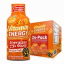 Vitamine Energie Immune+ Extra sterkte Energie Shot Orange Burst 24 Pack, 260mg Natural Cafeine, B-Vitamins, Citicoline, Green Tea, Immunity & Focus Support, Zero Sugar, Gluten-Free 1,93 fl oz