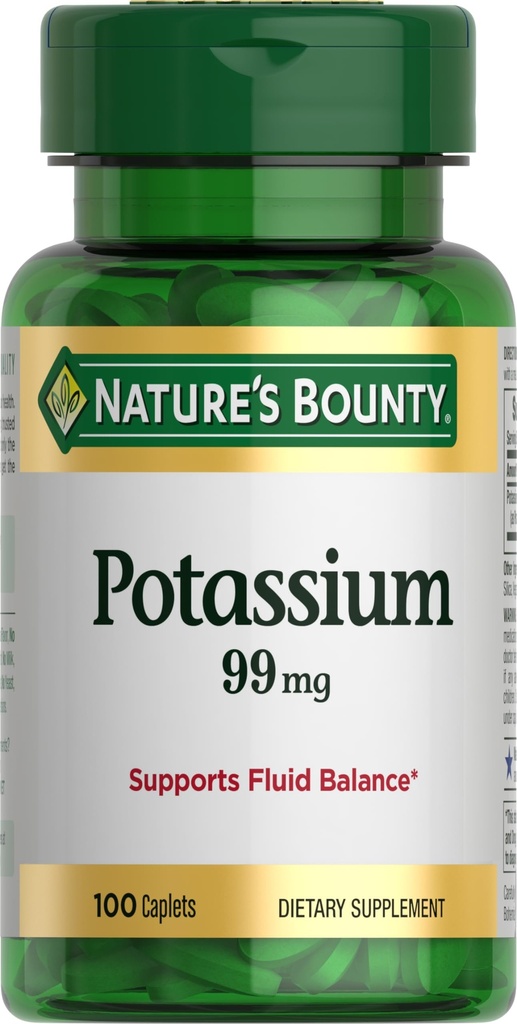 Natures Bounty Nature'S Bounty Potassium,99 Mg,100 Caplets