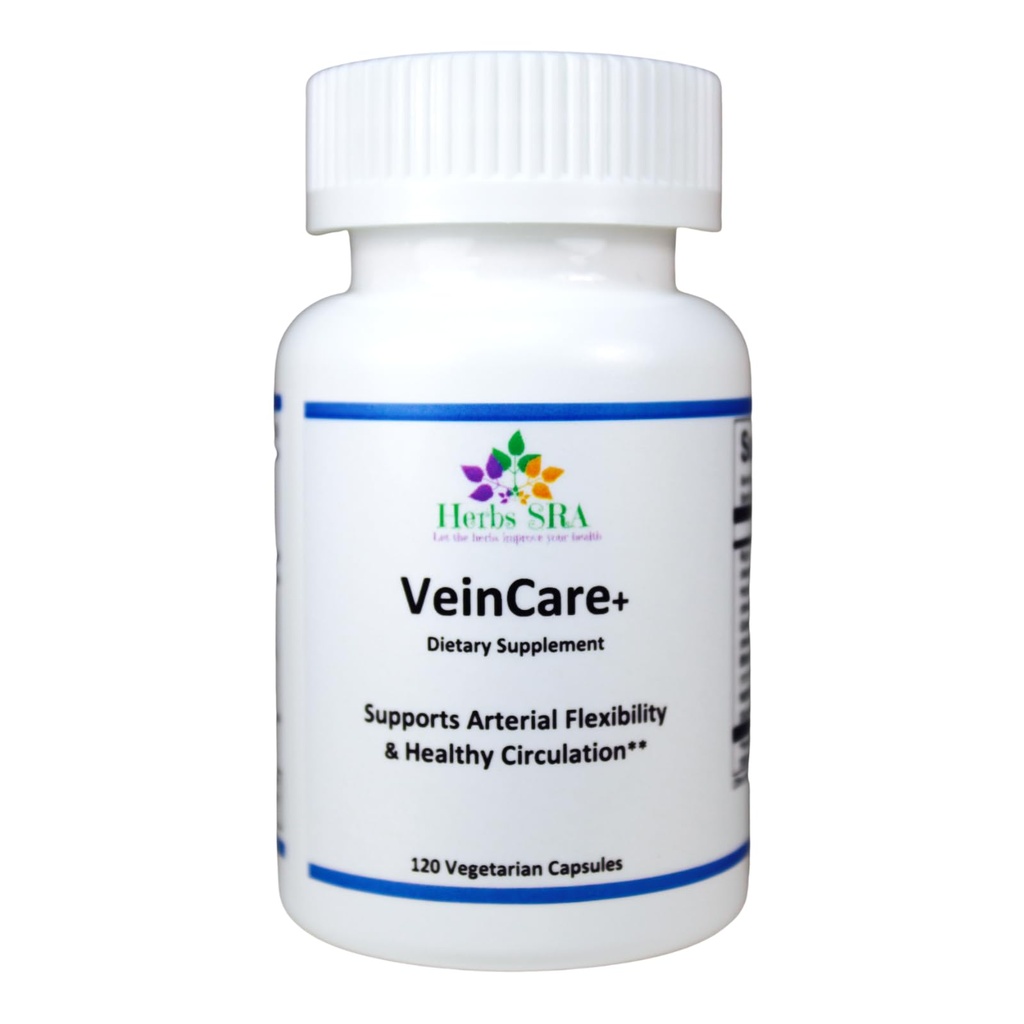 -VeinFlex Herbal Supplement - Natuurlijke ondersteuning voor gezonde veters - Rutin, Horse Chestnut, Grape Seed, bosbes, Nattokinase. Promoot Optimale Vein Functie, Circulatie Ondersteuning.