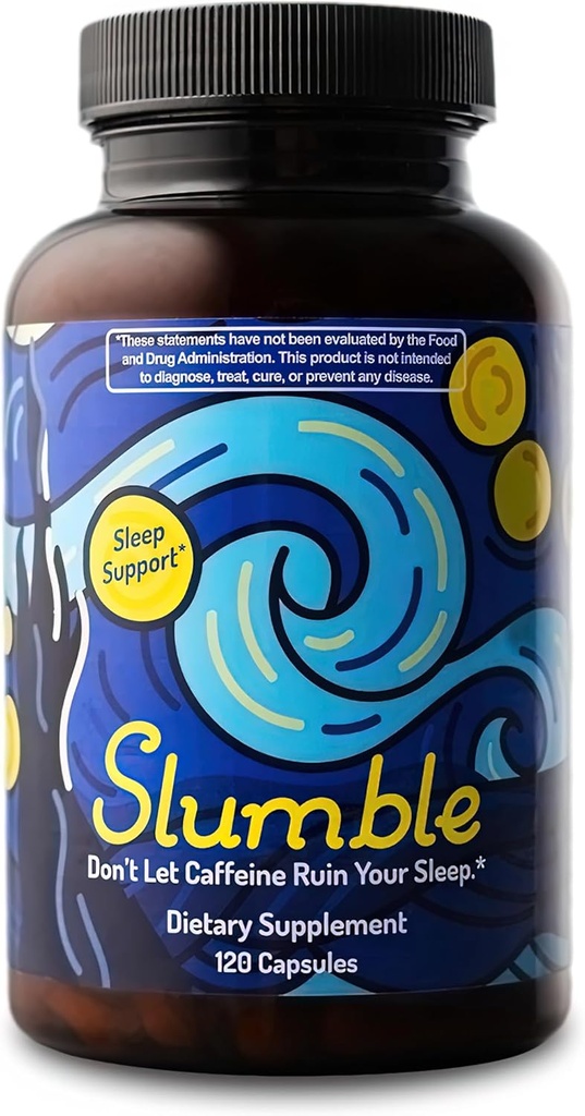 Slaapondersteuning Helpt Cafeïne verwijderen voordat u naar bed gaat met Sulforaphane, Evodia Fruit, Melatonine (4 mg), Magnesium, L-Tryptofaan & B6