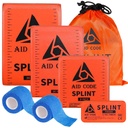 Eerste hulp Splint 36" X 4.3,"Emergency Splint Kit voor arm been gebroken botten Fractuur, ideaal voor sport, thuis, eerste hulp Refill en Huisdieren (4 pack combo)