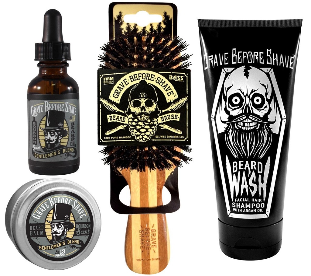 Grave Before ShaveTM Baard Care Pack (German's Blend)
