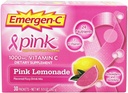 Emergen-C 1000mg vitamine C poeder voor dagelijkse Immune ondersteuning Cafeïnevrije vitamine C supplementen met zink en Mangaan, B Vitaminen en Elektrolyten, Super Oranje smaak - 30 Tellen