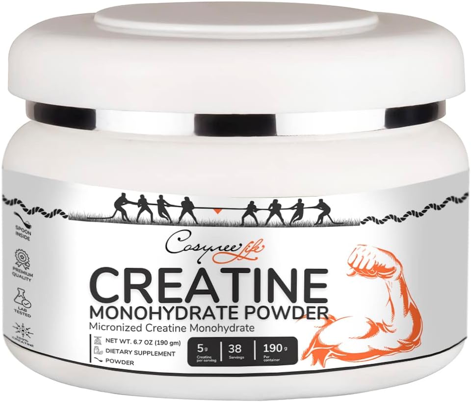 cosynee Creatine Monohydraat Gemicroniseerd poeder (6,7oz (190g))