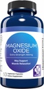 MD. Levensduur Magnesiumoxide 400 mg Capsules - Hoge Absorptie Magnesium Supplement voor Beenkrampen, Slaap- en Bloedvatgezondheid - 60 Capsules - Niet-GMO Pillen voor Vrouwen