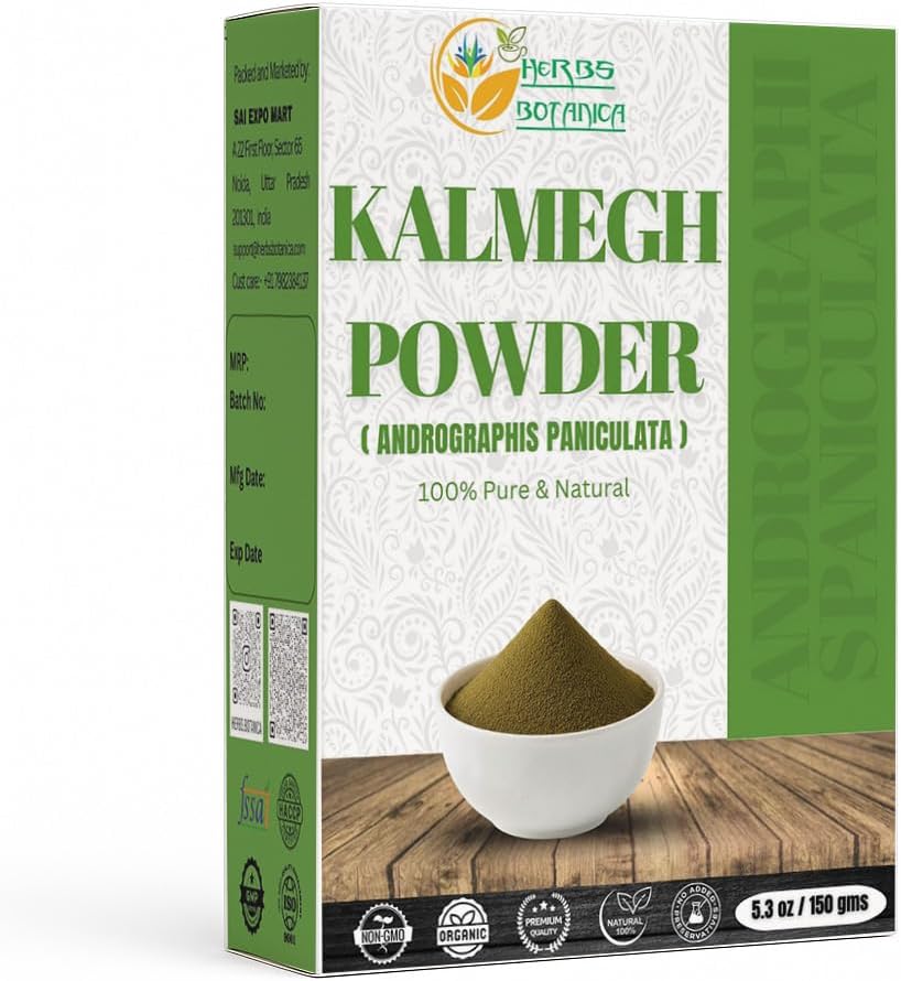 Kruiden Botanica Kalmegh Poeder 100% Pure Andrographis Paniculata (Green Chiretta Herb) voor Herbal Gebruik