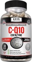 Kaya Naturals - CoQ10 Power Antioxidant Supplement - Aids in Heart Health and Immune Functie - Herstelt dagelijkse Cellular and Energy Production - 30 Veggie Capsules Co-Q10