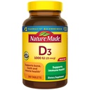 Nature Made Vitamin D3 1000 IE (25 mcg), Vitamine D Supplement voor bot, tanden, spier- en immuungezondheidsondersteuning, 300 tabletten, 300 dagen