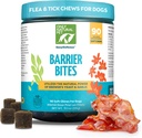 Alleen Natural Pet EasyDefense Barrier Bites Soft Flea Kauwt voor honden - Eerste lijn van verdediging againts Fleas & Ticks, Boosts Immune System and Healthy Skin & Coat - (90 Bacon Flavored Zachte Kauwen) 1 Pack