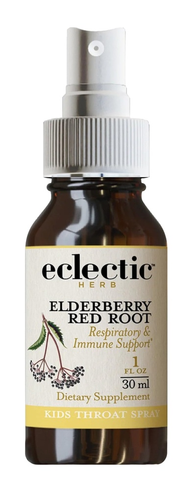 Eclectische kruiden - Vlierbessen Red Root Throat Spray Kids 