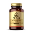 Solgar Zink 50 mg, 100 tabletten - Zink voor een gezonde huid, smaak en zicht - Immuunsysteem en antioxidant ondersteuning - Ondersteunt celgroei en DNA vorming - Niet GGO, Veganistisch, Glutenvrij - 100 porties