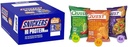 SNICKERS Hi Proteïne Pinda Caramel Bar Bulk Box, Quest Tortilla Proteïne Chips Variety Pack