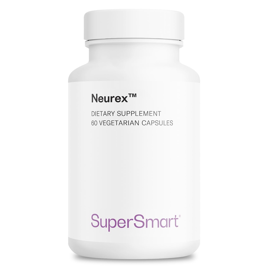 Supersmart - Neurex - Help Improve Memory & Speed of Cognitive Processing - Help Prevent Cerebral Aging - Brain Supplement Formula | Non-GMO & Gluten Free - 60 Vegetarian Capsules
