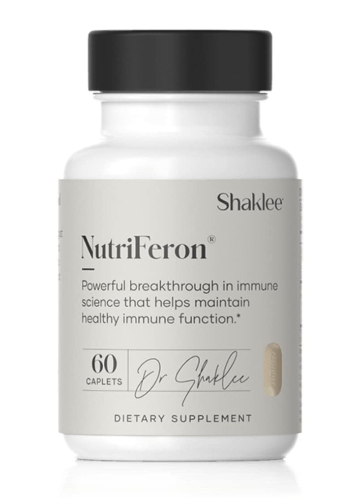 Shaklee - NutriFeron® Immune-Boosting Botanical Blend - Ontwikkeld door Renowned Immunologist - Bevordert een gezonde immuunfunctie met interferon-Boosting Ingrediënten - Bevat zink - 60 Capletten