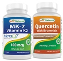 Best Naturals MK-7 100 mcg & quercetine met bromelaïne