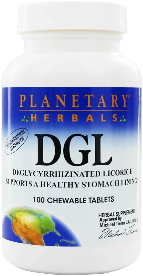 Planetaire kruiden DGL Licorice, 100 tabletten