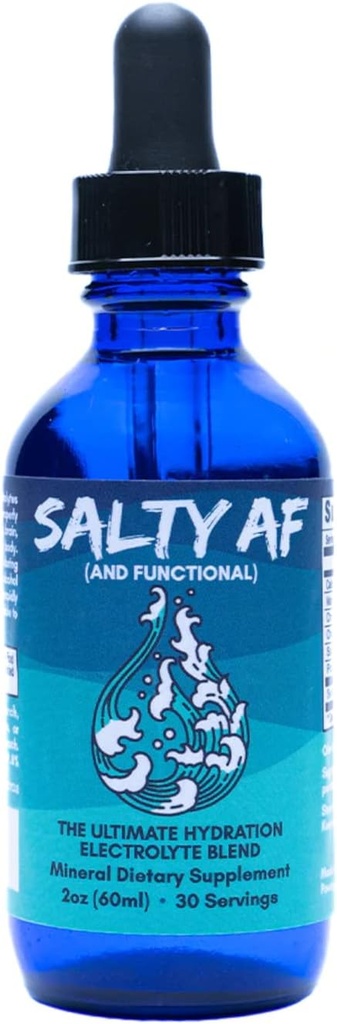 Eidon Ionische Mineralen Zoute en functionele - Ongezoete vloeibare Electrolyte druppels voor water, Ultimate Hydration Support, Trace Mineral Supplement, Elektrolyten Drink Mix met geen suiker, niet GGO - 2 oz