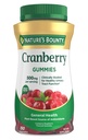 Nature's Bounty Cranberry Gummies, Urinaire Tract Ondersteuning, 500 mg, Cran-Raspberry Flavor, 150 Ct