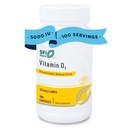 Klaire Labs SFI Health Vitamin D3 5000 IE - High Potency Vitamine D 125 mcg - Immuunondersteuning - helpt Bone & Heart Health - Hypoallergeen (100 capsules) te bevorderen