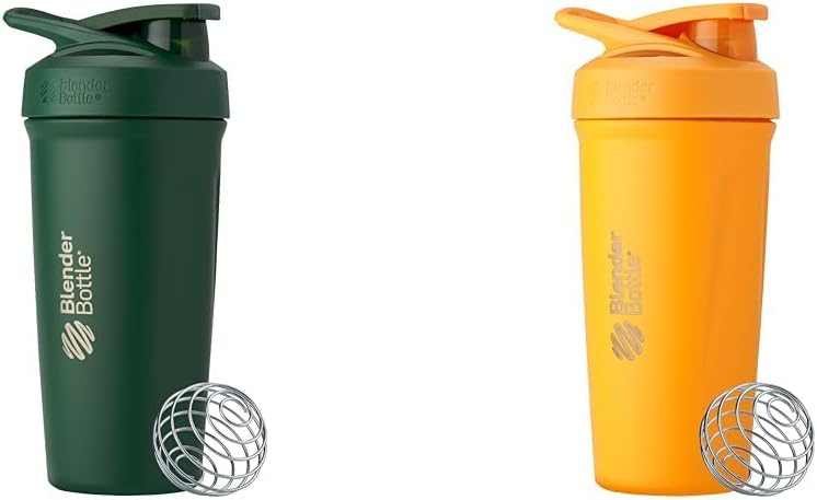 BlenderBattle 24-Ounce Roestvrij stalen Shaker Cup Bundel met Wire Whisk - Bos en Mango