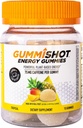 GummiShot Energy Gummies, 1125 mg Plant-Based Cafeine Kauwen per fles, Lange Lasting Energy Boosters, Tropical (15ct)