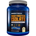 BodyTech Whey Protein Isolate Powder, French Vanilla Flavor, 25g Proteine per Serving, High Concentrated Protein Powder with Amino Acids & BCAAs for Men and Women, Gluten Free, 1.5 lb, 23 Servings