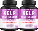 Kelp Capsules met Kelp, Schisandra, Ashwagandha en Meer - 120 Capsules voor 4 maanden levering (verpakking van 2)