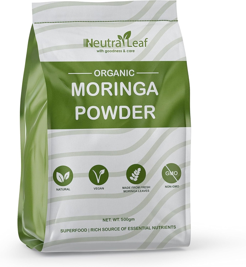Organic Moringa Powder 500g Boosts Immunity & Education 