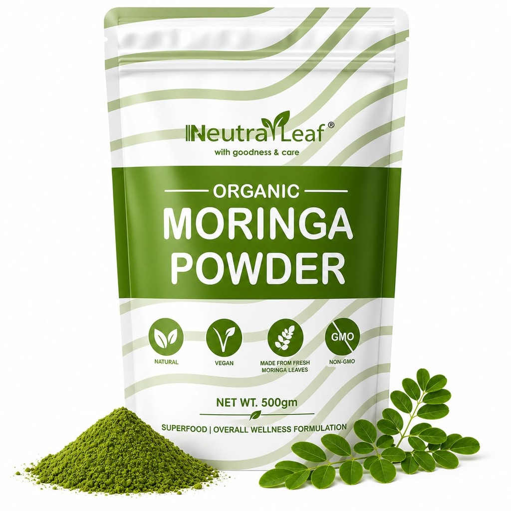 Organic Moringa Powder 500g Boosts Immunity & Education 