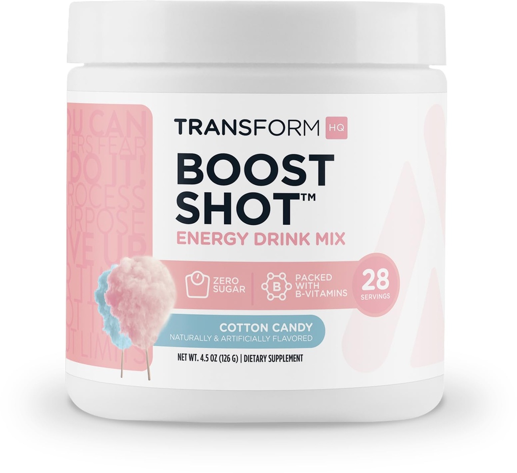 TransformHQ Boost Shot (28 Servings, Cotton Candy)