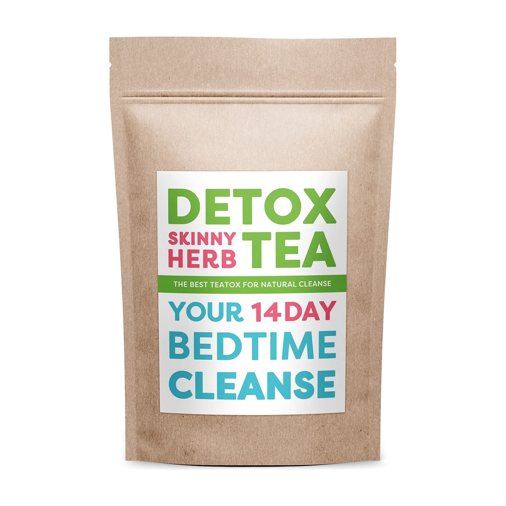 14 dagen Bedtijd Reiniging: Detox Skinny Herb - Effectieve Detox en Ondersteuning Thee, 100% natuurlijk