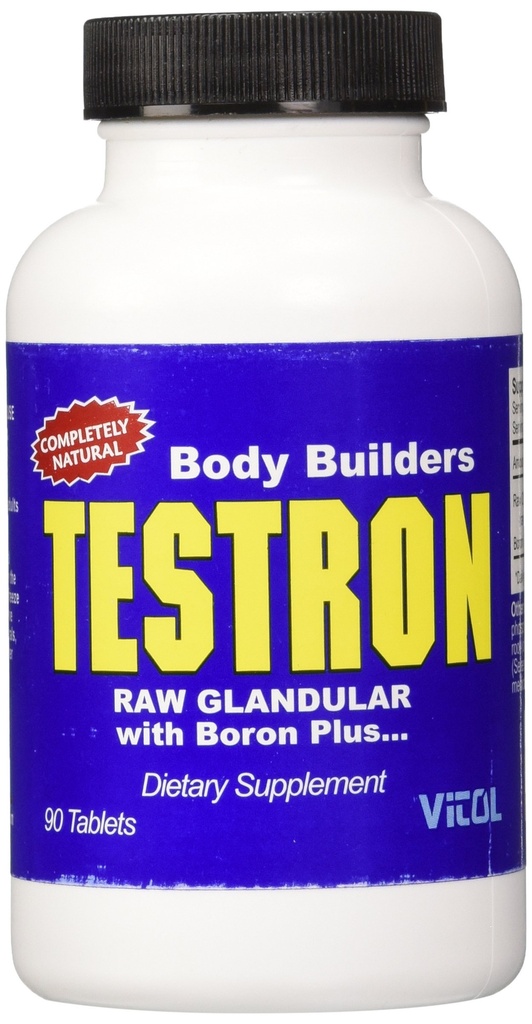 Vitol Body Builders Testron Tablets, 90-Count flessen