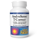 Natuurlijke factoren, AndroSense T-Correct, Ondersteunt Mannen Hormonale Metabolisme met Melkdistel, Kurkuma en Lycopeen, 60 capsules (30 porties)